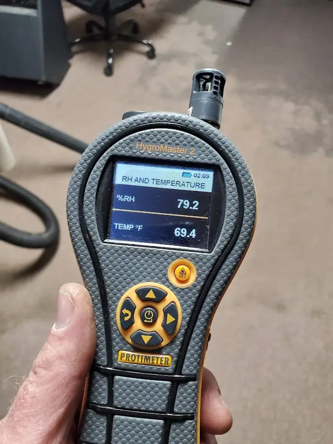 Moisture meter humidity assessment for Fire & Smoke Damage Restoration in Englewood